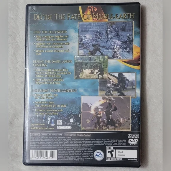 The Lord of the Rings Ps2 - Picture 5 of 8